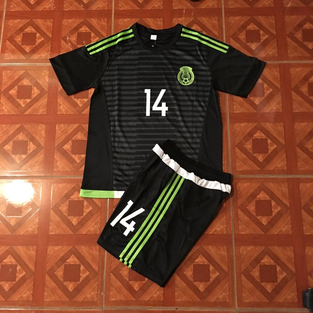 Vintage Chicharito Mexico Shorts and jersey adult